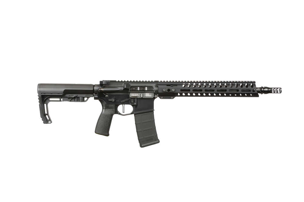 Rifles Long Guns Patriot Ordnance Factory 30+1 223Rem|5.56NATO POF 02045 MINUTEMAN DI        13 13M RAIL 556  BLK • Model: 30+1